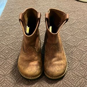 Infants John Deere leather boots